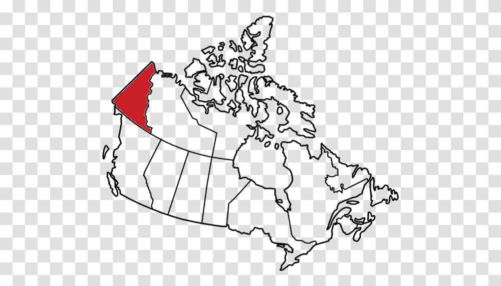 Canada Provinces Map Yt Blank Map Of Canada Provinces, Outdoors, Star Symbol, Nature Transparent Png