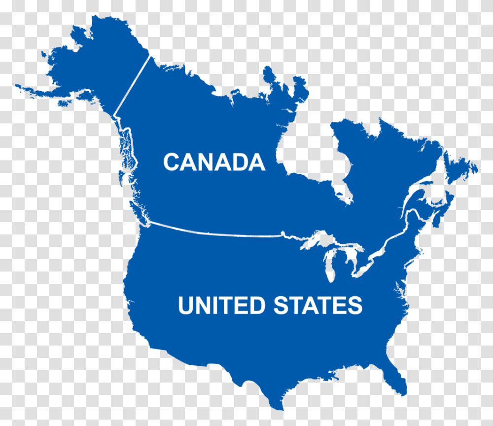 Canada Usa, Plot, Map, Diagram, Astronomy Transparent Png