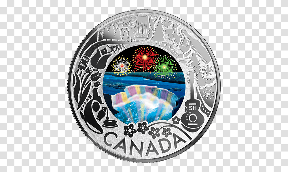 Canadian 3 Dollar Coin, Logo, Trademark, Emblem Transparent Png