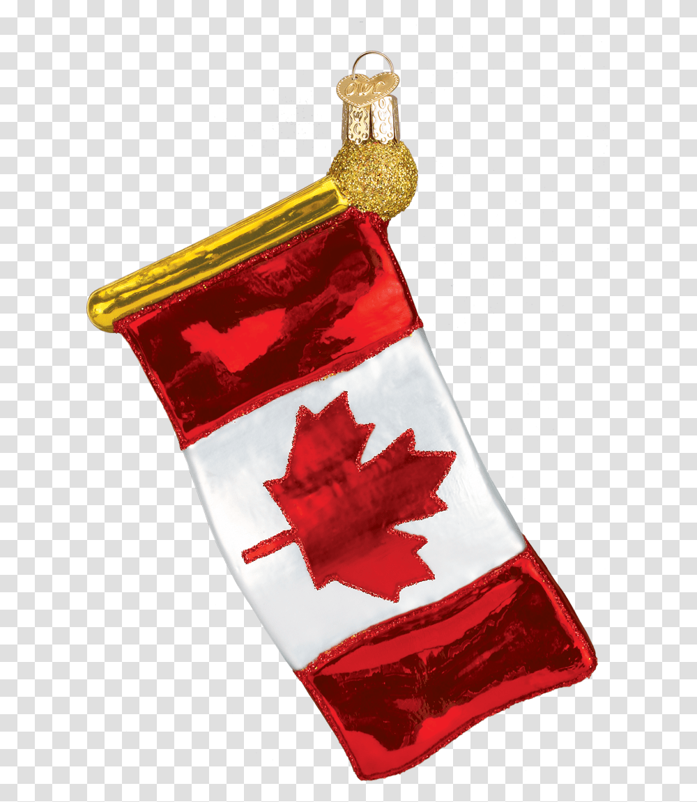 Canadian Flag Canada Flag, Stocking, Symbol, Christmas Stocking, Gift Transparent Png