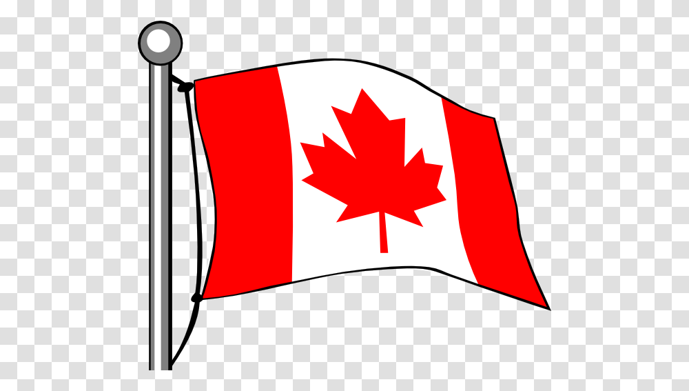 Canadian Flag On Pole Clip Art, Leaf, Plant, First Aid Transparent Png
