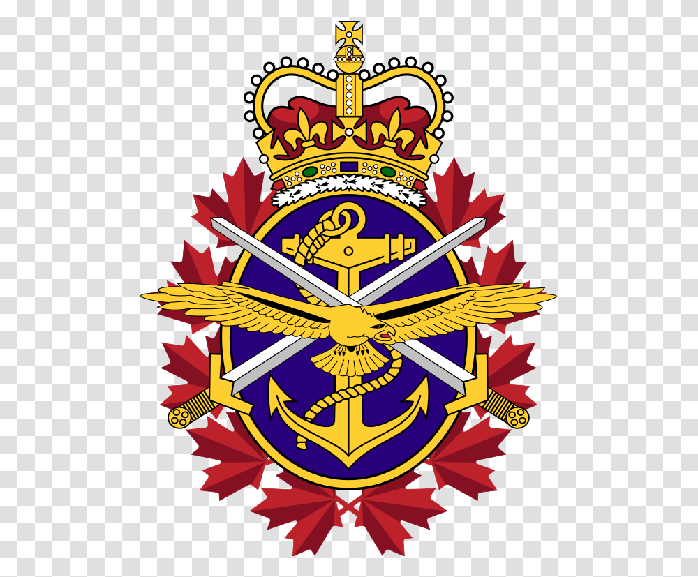 Canadian Forces Emblem, Poster, Advertisement, Logo Transparent Png