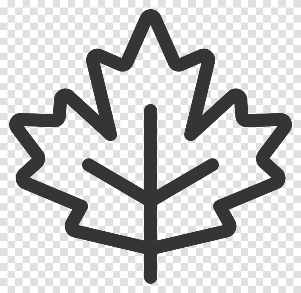 Canadian Leaf White Maple Leaf Icon, Machine, Gear, Cross Transparent Png