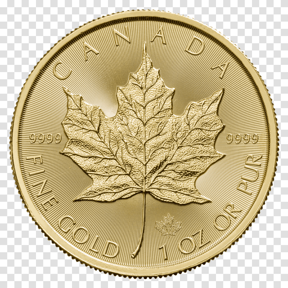 Canadian Maple Leaf Coins Canadian Gold Maple Leaf, Money, Plant, Clock Tower, Architecture Transparent Png