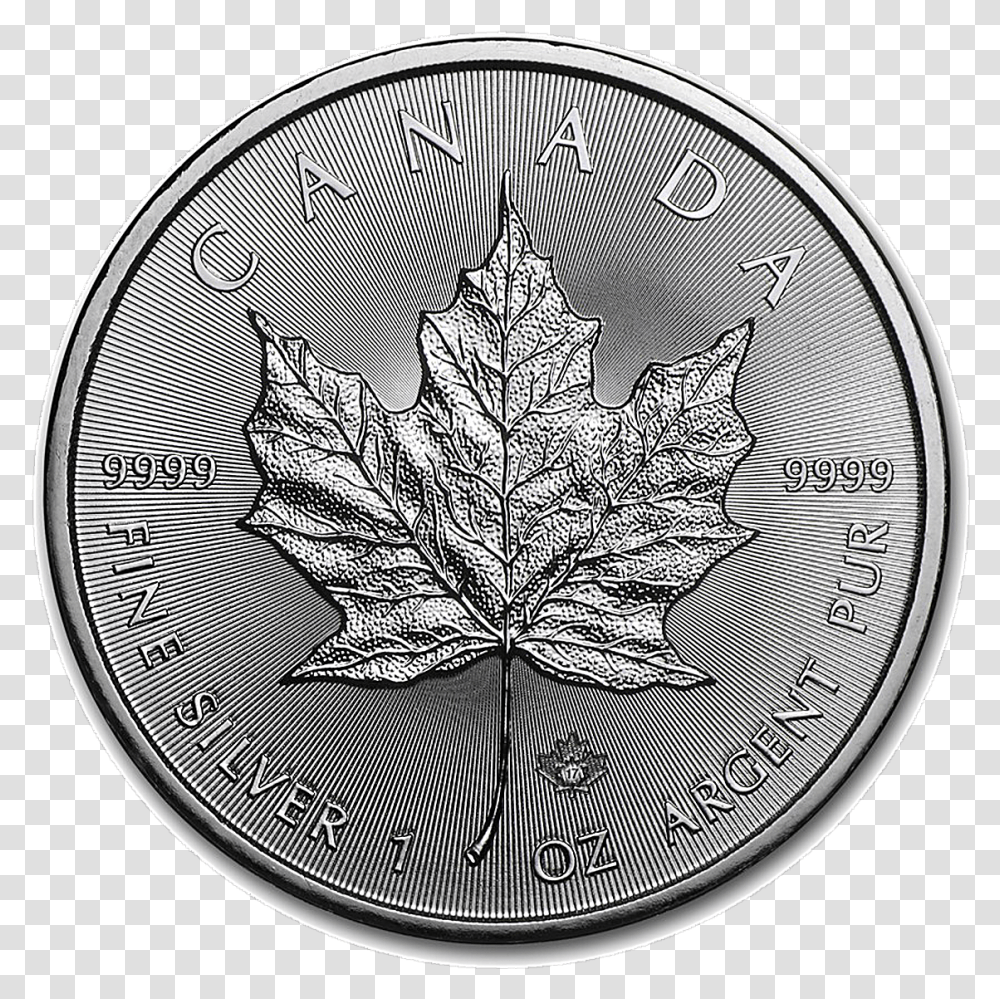 Canadian Silver Maple 2018 Silver Maple Leaf Coin, Dog, Pet, Canine, Animal Transparent Png