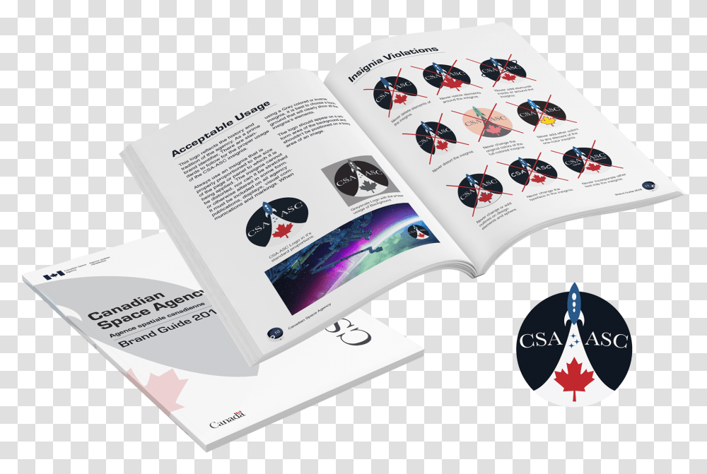 Canadian Space Agency Logo Brand Graphic Design, Flyer, Poster, Paper, Advertisement Transparent Png