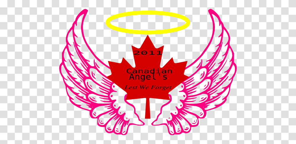 Canadian Wing Angel Halo Clip Art, Star Symbol, Logo Transparent Png