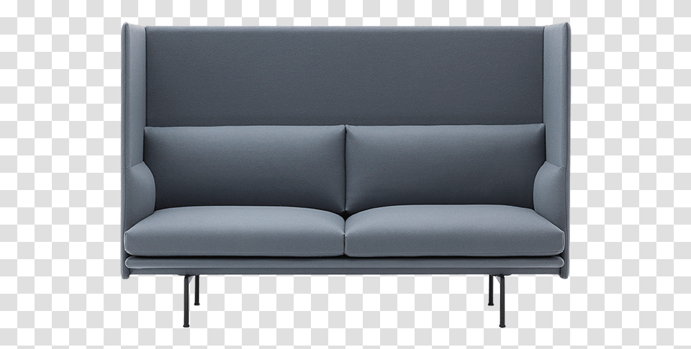 Canap Muuto Outline Gris, Couch, Furniture, Cushion, Indoors Transparent Png