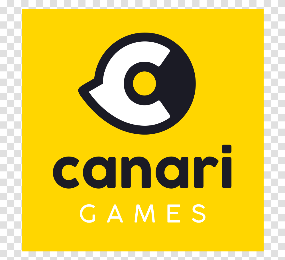 Canarigames Square Onyellow Circle, Logo, Poster Transparent Png