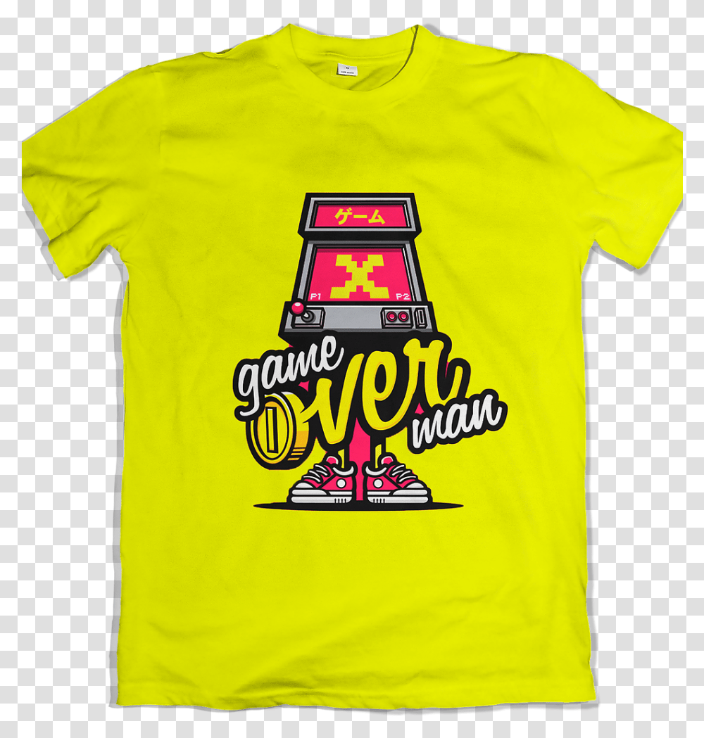 Canary Yellow Vneck Shirt, Apparel, T-Shirt Transparent Png