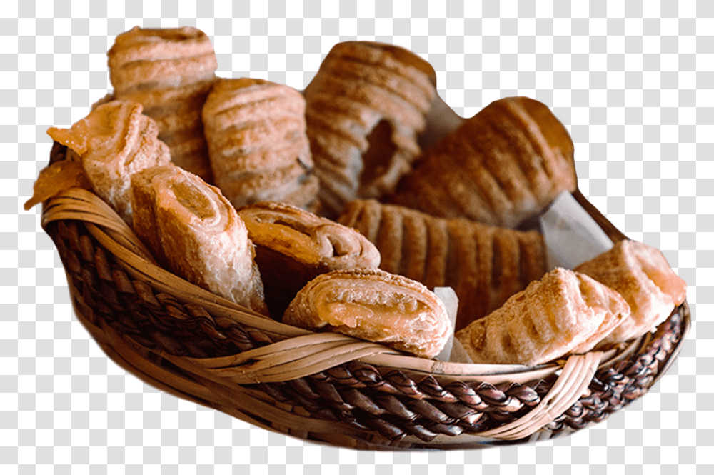 Canasta De Pan, Food, Bread, Bun, Basket Transparent Png