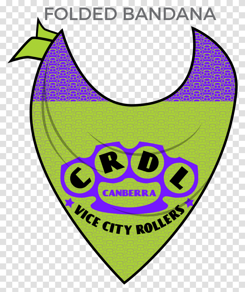 Canberra Roller Derby League Vice City Rollers Vice City Rollers Canberra, Bib, Plectrum, Label Transparent Png