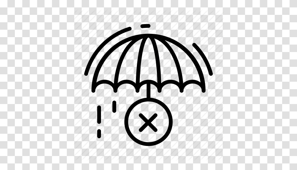 Cancel Delivery Rain Remove Umbrella Icon, Car, Vehicle, Transportation, Sports Car Transparent Png