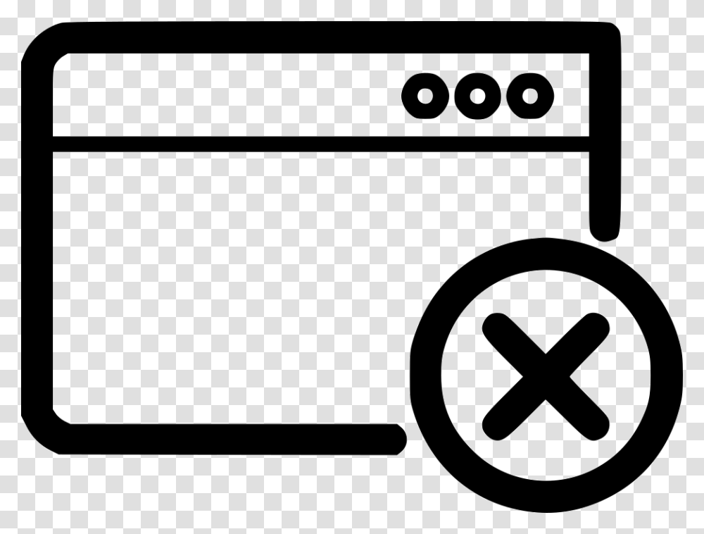 Cancel Printer With Cross Icon, Number, Stencil Transparent Png