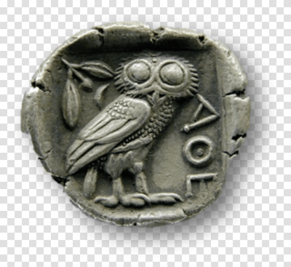 Cancelled Stamp Download Owl Of Athena, Coin, Money, Nickel, Snake Transparent Png
