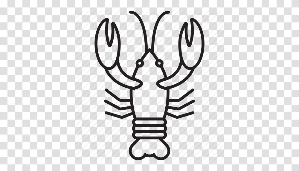 Cancer Crab Crawfish Crayfish Lobster Sea Food Seafood Icon, Rug, Weapon, Weaponry, Fence Transparent Png
