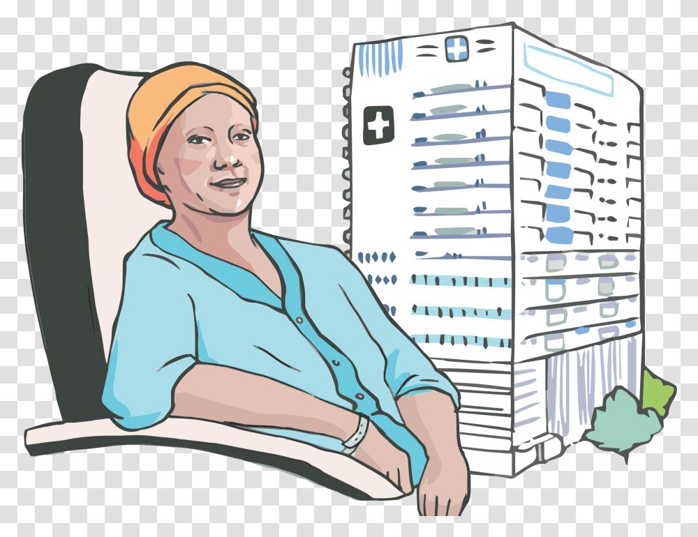 Cancer Patient Person With Cancer Cartoon, Human, Nurse Transparent Png