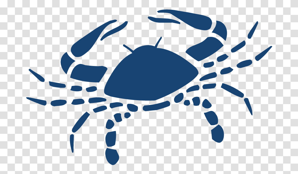 Cancer Pic Crab Vector Blue, Sea Life, Animal, Food, Seafood Transparent Png