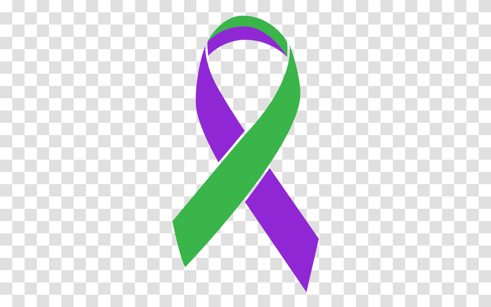 Cancer Ribbon Colors Purple And Green Cancer Ribbon, Candle, Graphics, Art Transparent Png