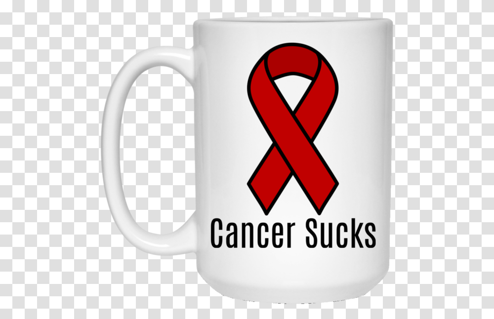 Cancer Sucks Colon Awareness Blue Ribbon 15 Oz Mug Breast Cancer Ribbon Svg, Coffee Cup, Symbol, Text, Tape Transparent Png