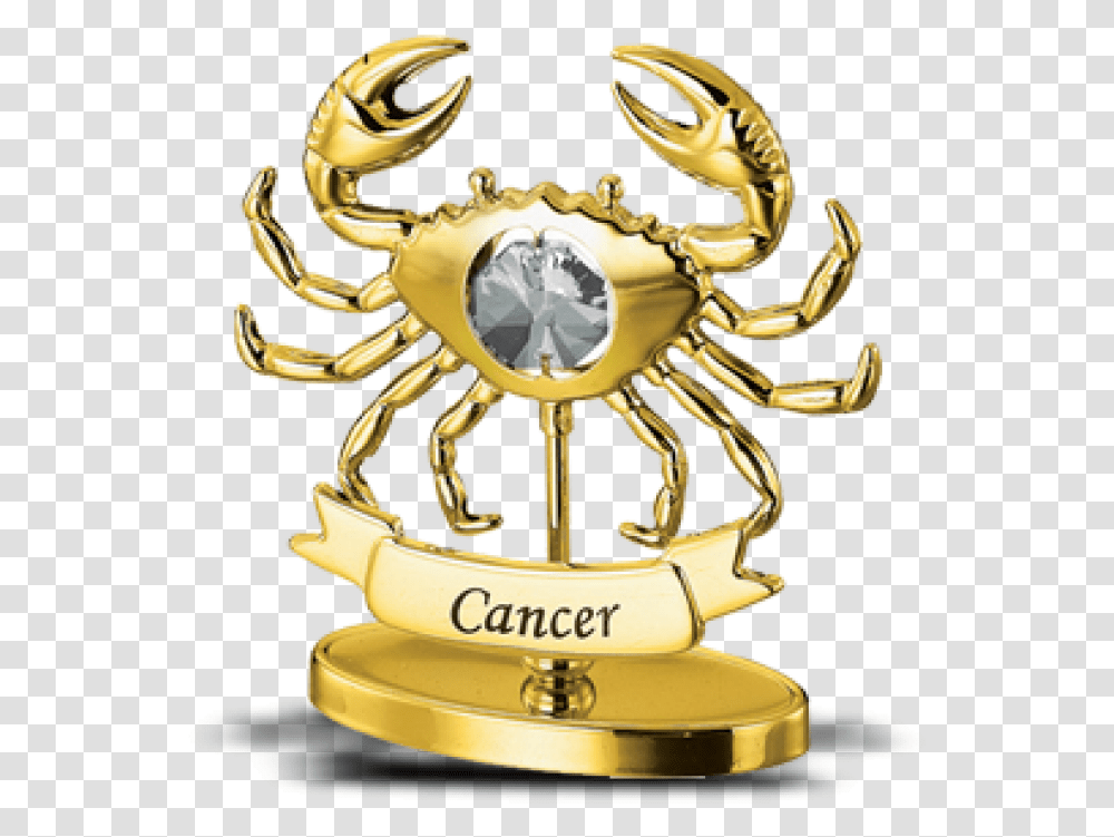Cancer, Trophy, Sea Life, Animal, Gold Transparent Png