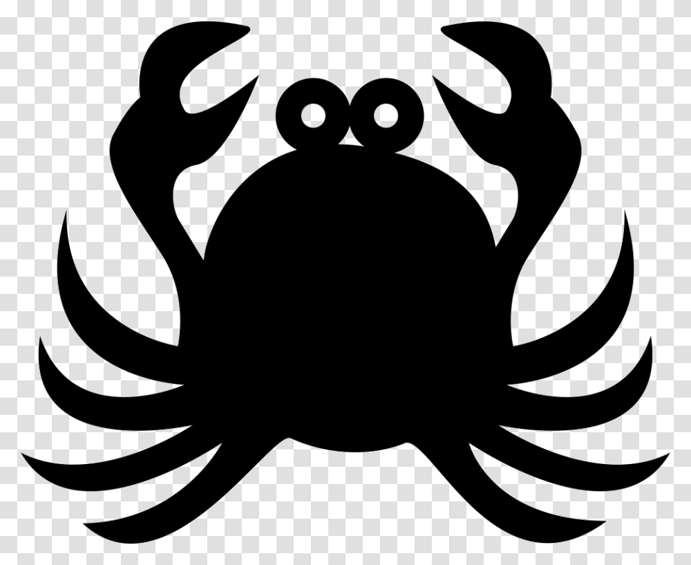 Cancer Zodiac, Stencil, Sea Life, Animal, Food Transparent Png