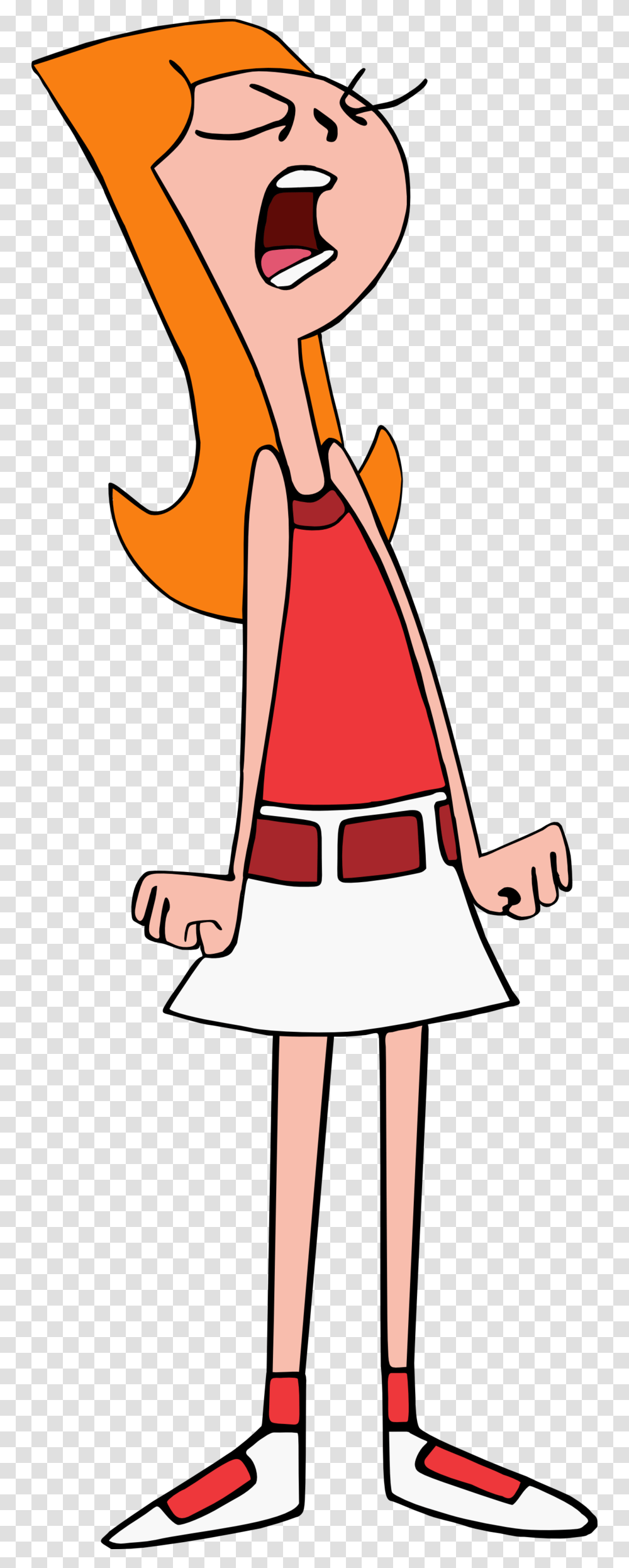 Candace From Phineas And Ferb Yelling, Coat, Bow, Outdoors Transparent Png