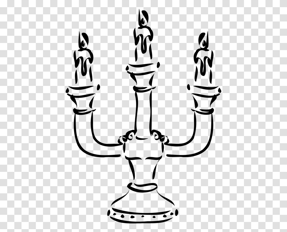 Candelabra Candlestick Light Fixture Chandelier, Gray, World Of Warcraft Transparent Png