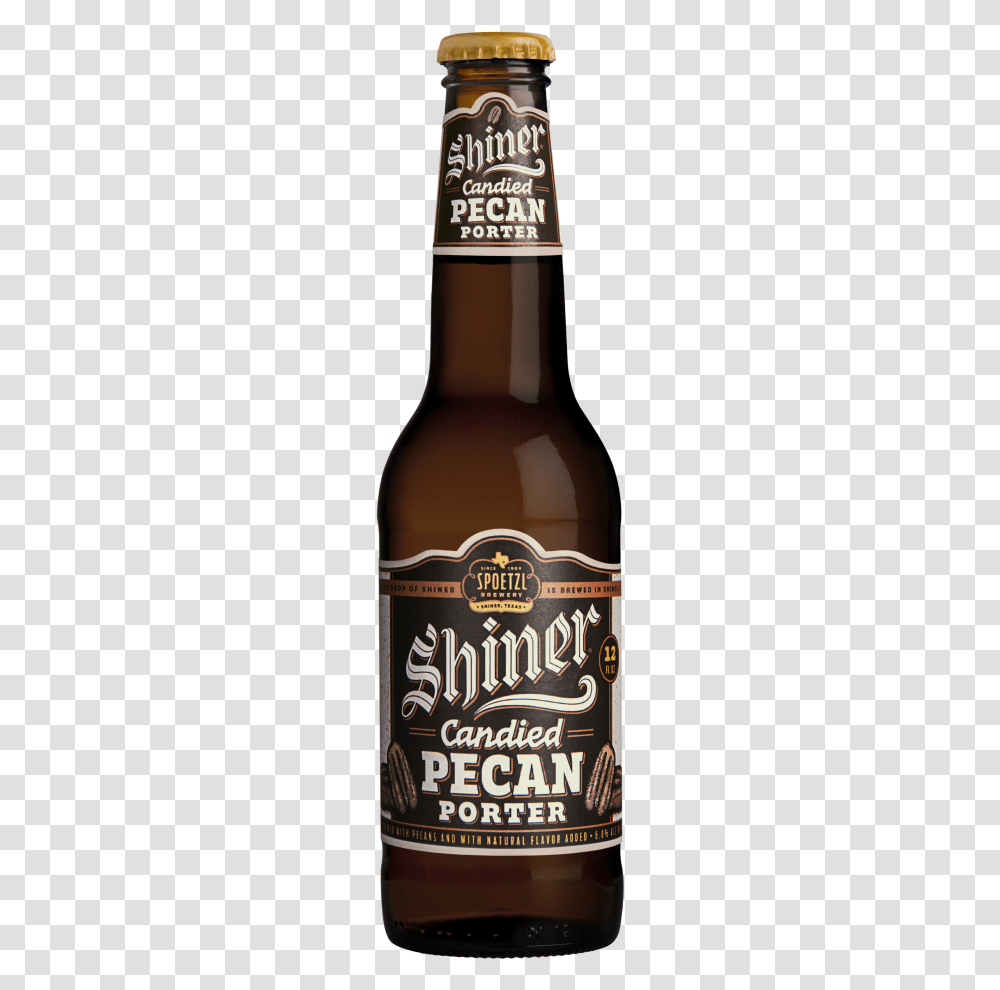 Candied Pecan Beer Bottle, Alcohol, Beverage, Drink, Lager Transparent Png