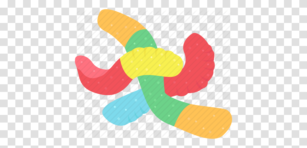 Candies Gummi Gummies Gummy Jelly Sour Worms Icon, Knot, Life Buoy, Heart Transparent Png