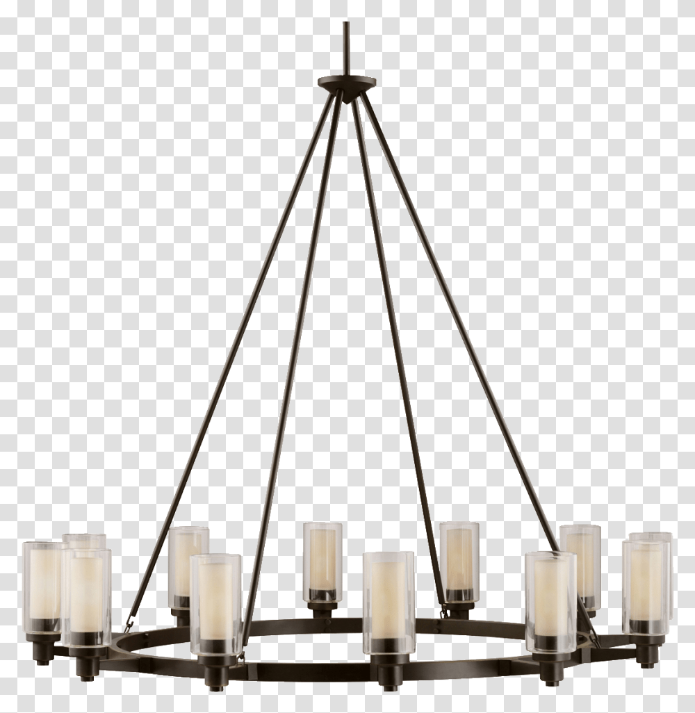 Candle Chandelier Non Electric Round Chandelier, Lighting, Lamp, Tripod Transparent Png
