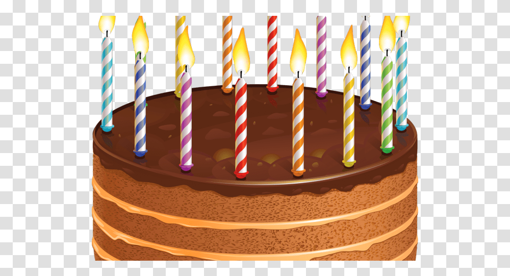 Candle Clipart Birthday Cake Birthday Cake With Candles, Dessert, Food, Meal, Sweets Transparent Png
