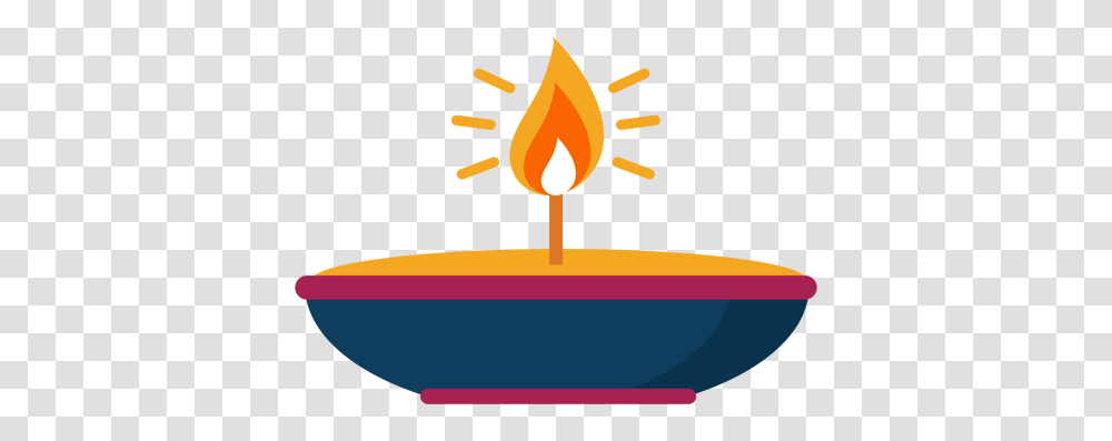 Candle Fire Flame Plate Spark Flat Fogo De Vela, Lighting, Diwali, Torch, Juggling Transparent Png