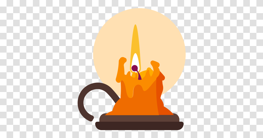 Candle Flame Halloween Holidays Icon, Balloon, Fire Transparent Png