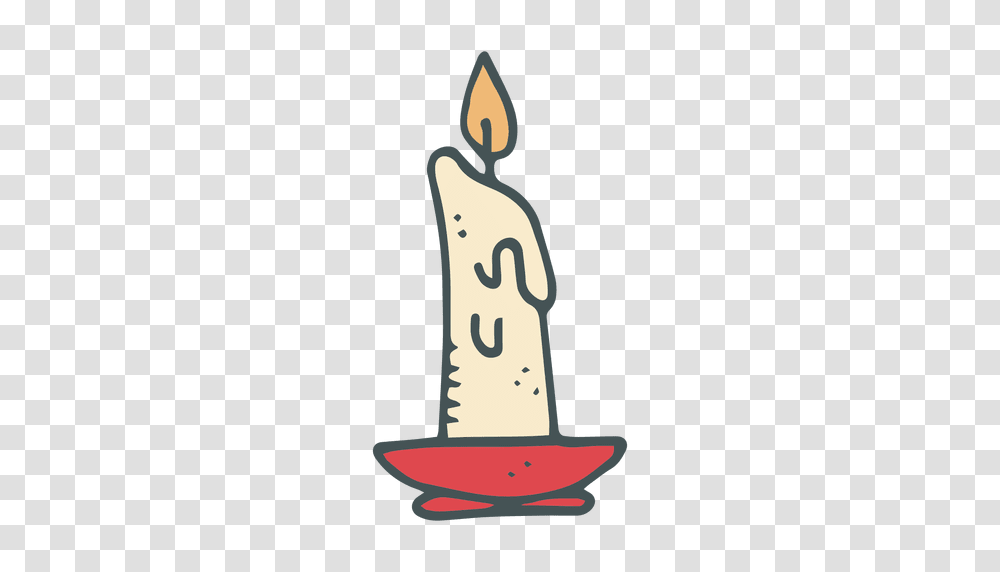 Candle Hand Drawn Cartoon Icon, Food, Cork Transparent Png