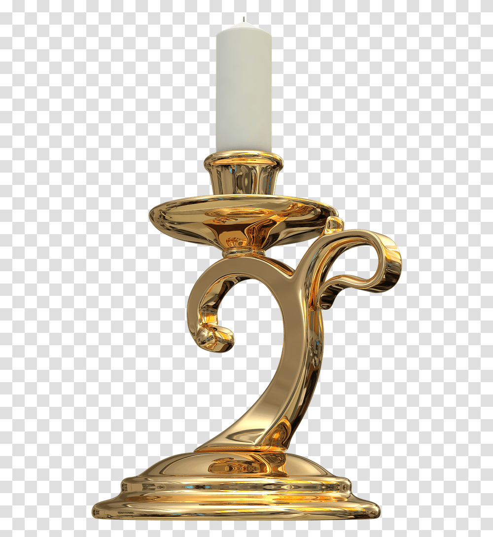 Candle Holder With Handle Candle Holder, Sink Faucet, Bronze, Slingshot, Fire Transparent Png