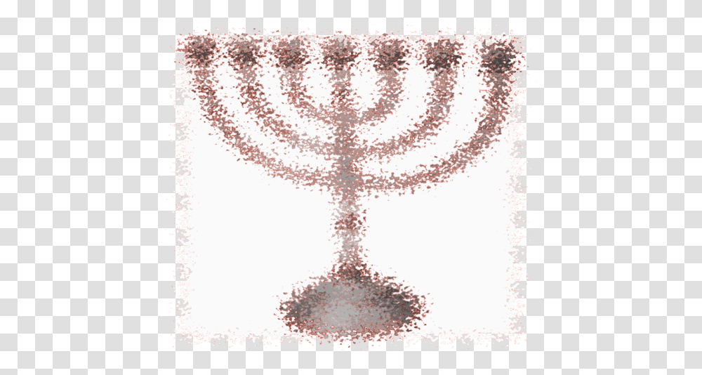 Candle Holderjudaismmenorah Cross Stitch, Lace, Paper, Pattern Transparent Png