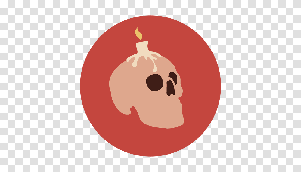 Candle Skull Circle Icon, Plant, Produce, Food, Fruit Transparent Png