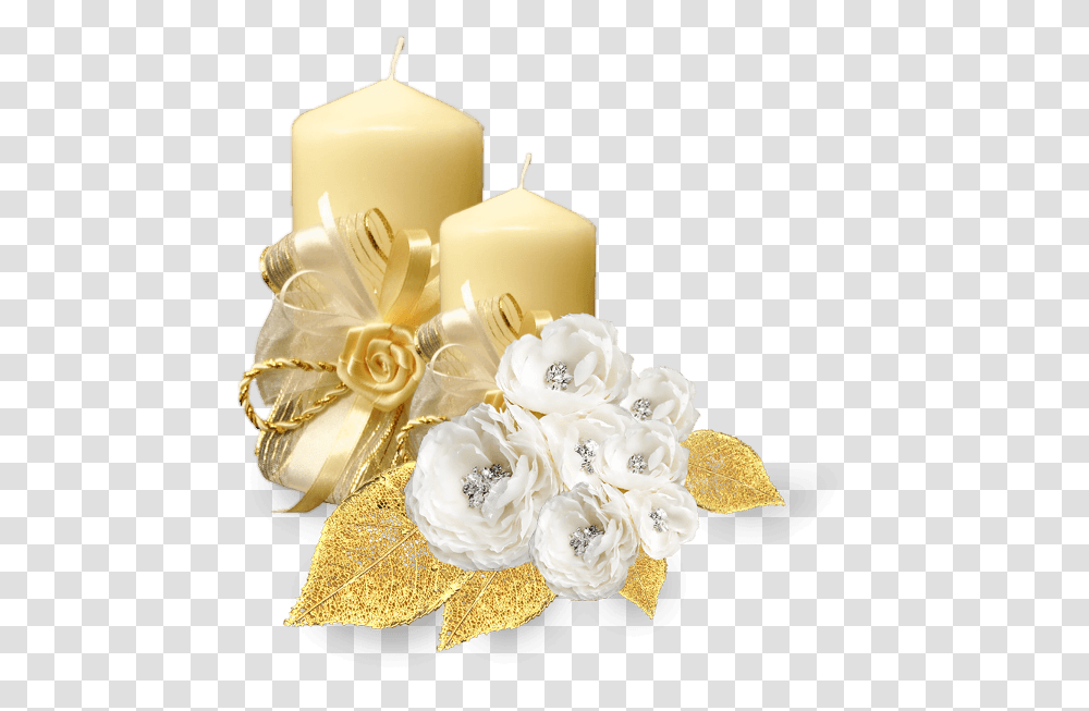 Candles And Flowers Wedding Candle Background, Wedding Cake, Dessert, Food Transparent Png
