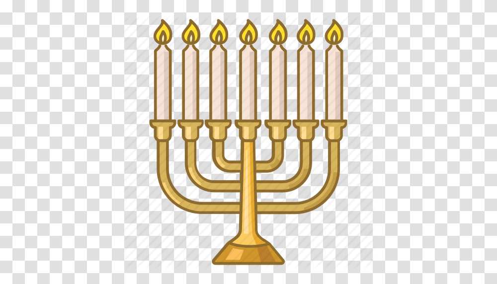Candles Celebration Hanukkah Holiday Jewish Judaism Menorah Icon, Lamp, Crystal, Trophy Transparent Png