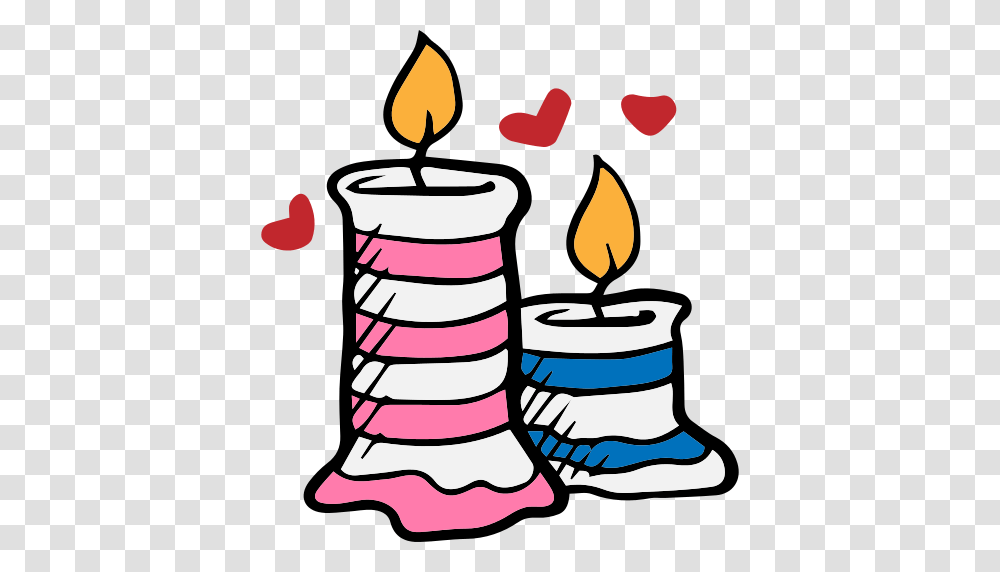 Candles Icon, Fire, Flame, Light Transparent Png