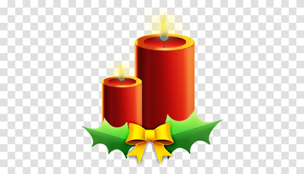 Candles With Ribbon Icon Christmas Icon Set Softiconscom Vela De Natal, Cylinder Transparent Png