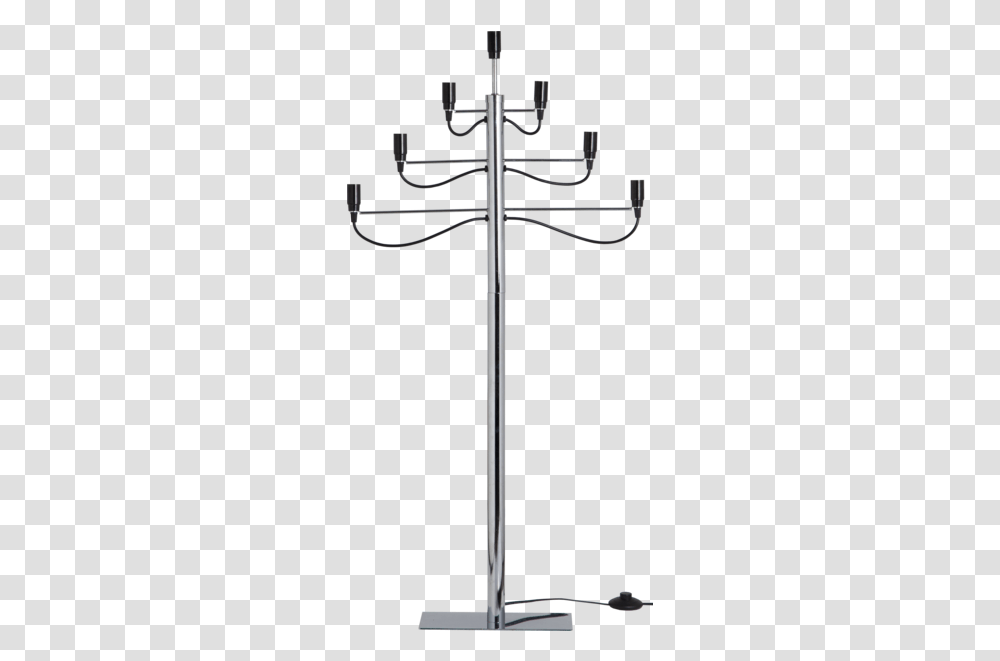 Candlestick Milano Adventsljusstake Mssing Milano, Cross, Utility Pole, Cable Transparent Png
