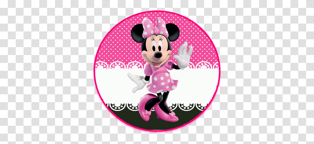 Candy Bar Minnie Rosa Kit Imprimible Minnie Mouse Rosa, Toy, Frisbee, Purple, Art Transparent Png