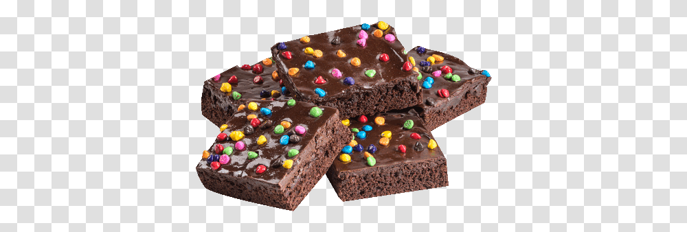 Candy Blast Brownie, Chocolate, Dessert, Food, Cookie Transparent Png