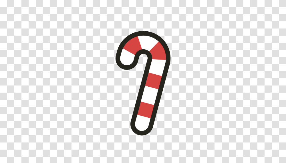 Candy Candy Cane Cane Christmas Food Holidays Icon, Number, Alphabet Transparent Png