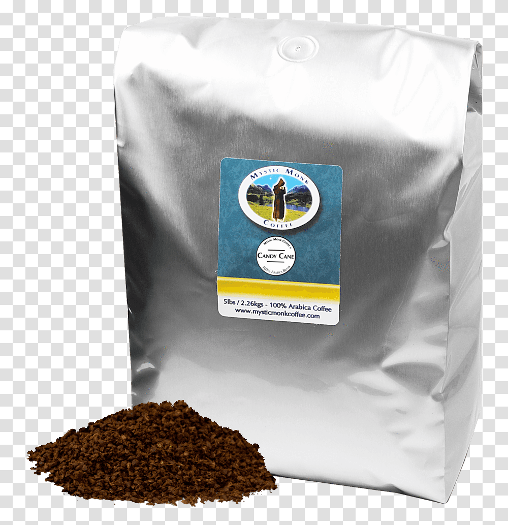 Candy Cane 5lb 5lb Coffee Coffee, Powder, Flour, Food, Person Transparent Png