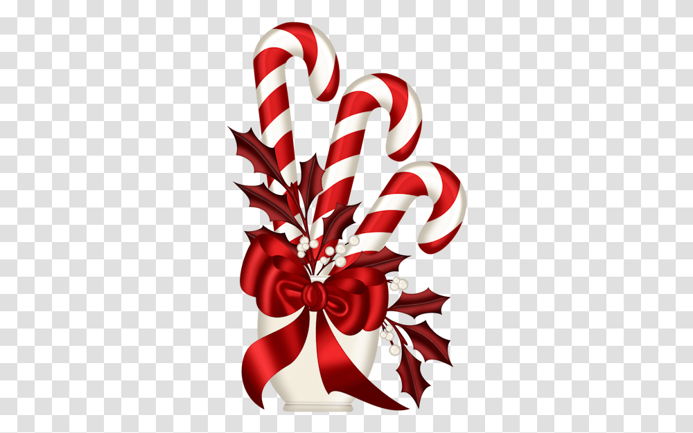 Candy Cane Christmas Kit 21png Cute Candy Canes Clipart, Plant, Flower, Blossom, Sweets Transparent Png