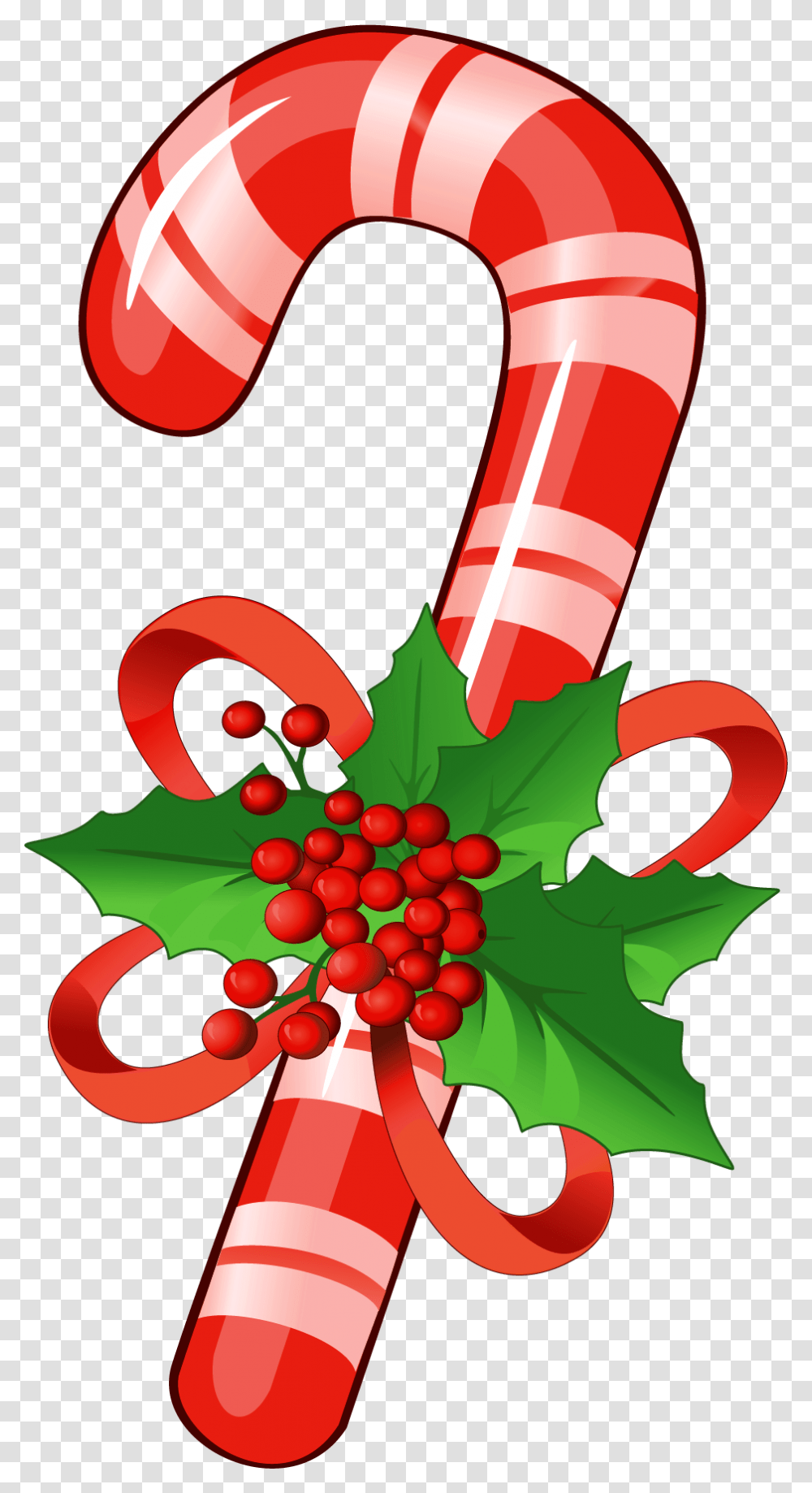 Candy Cane Clipart Christmas Candy Cane Cartoon, Plant, Number Transparent Png