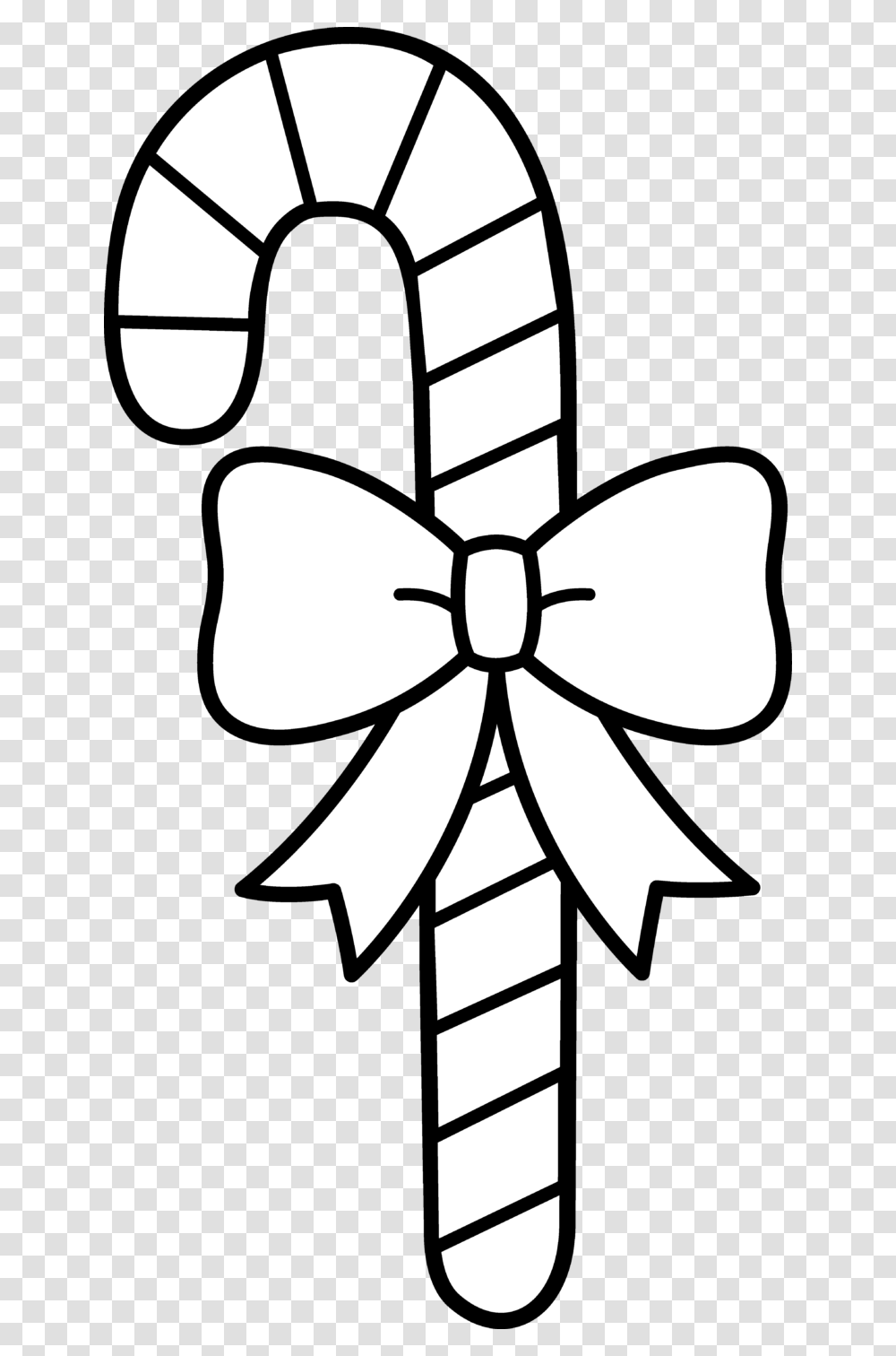 Candy Cane Coloring Page, Tie, Accessories, Accessory, Stencil Transparent Png